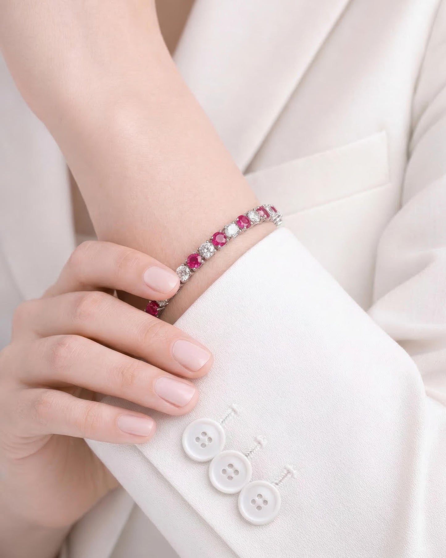 Pulsera de tenis Nova Glow de 3 mm