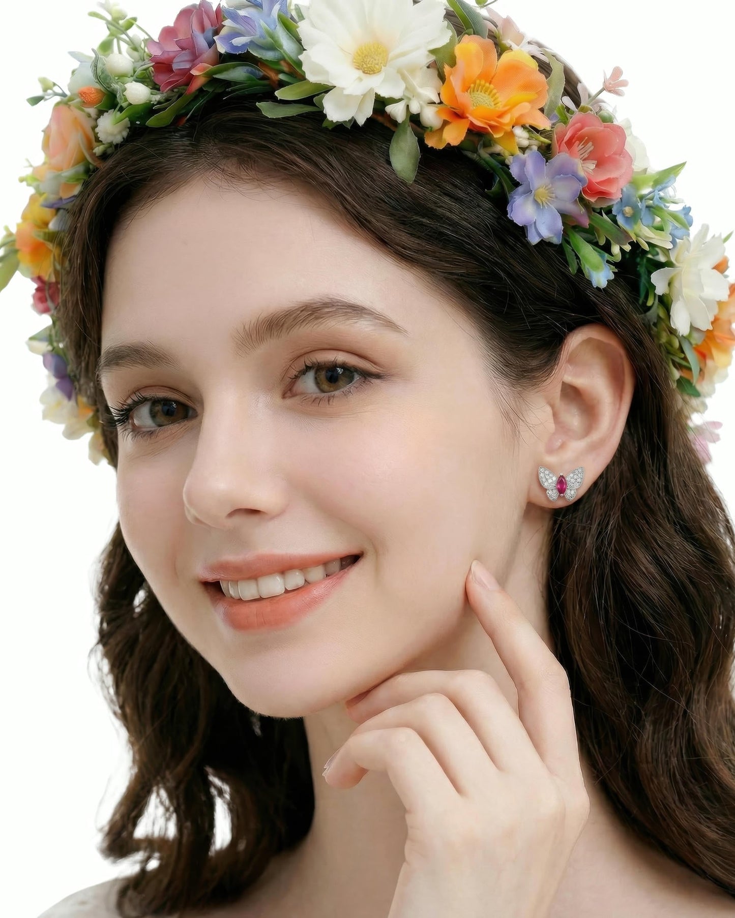 Seraphine Butterfly Stud Earrings