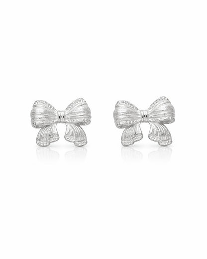 Sweet Bow Stud Earrings