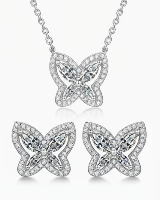 Aria Butterfly Jewelry Set