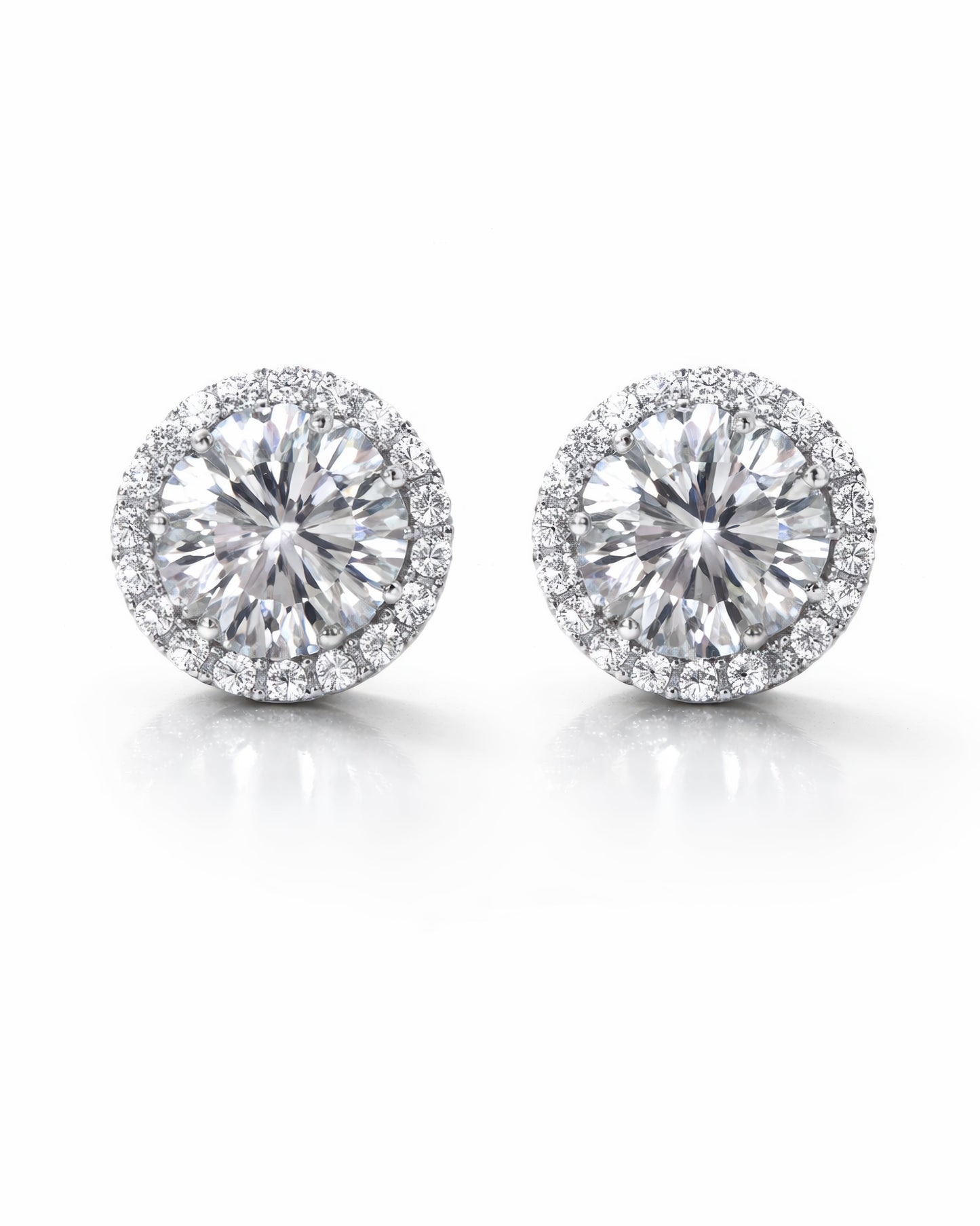 Halo Spark Stud Earrings