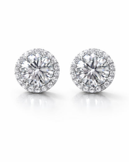 Halo Spark Stud Earrings