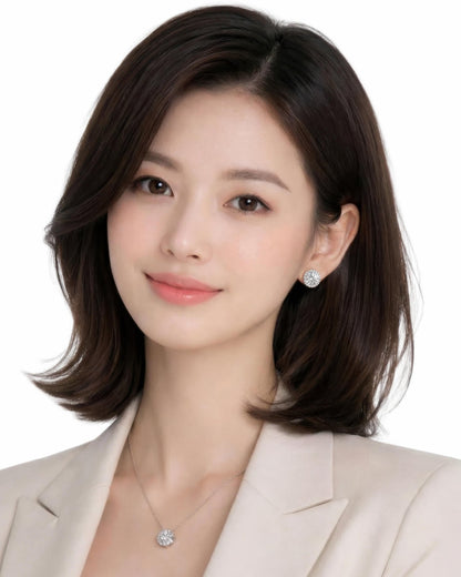 Halo Spark Stud Earrings
