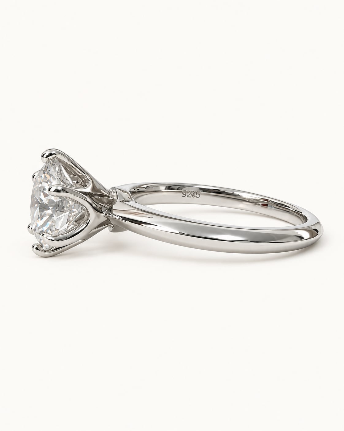 Linea Six-Prong Solitaire Ring