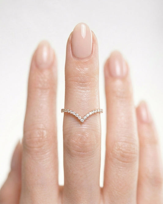 Lune Contoured Band Ring