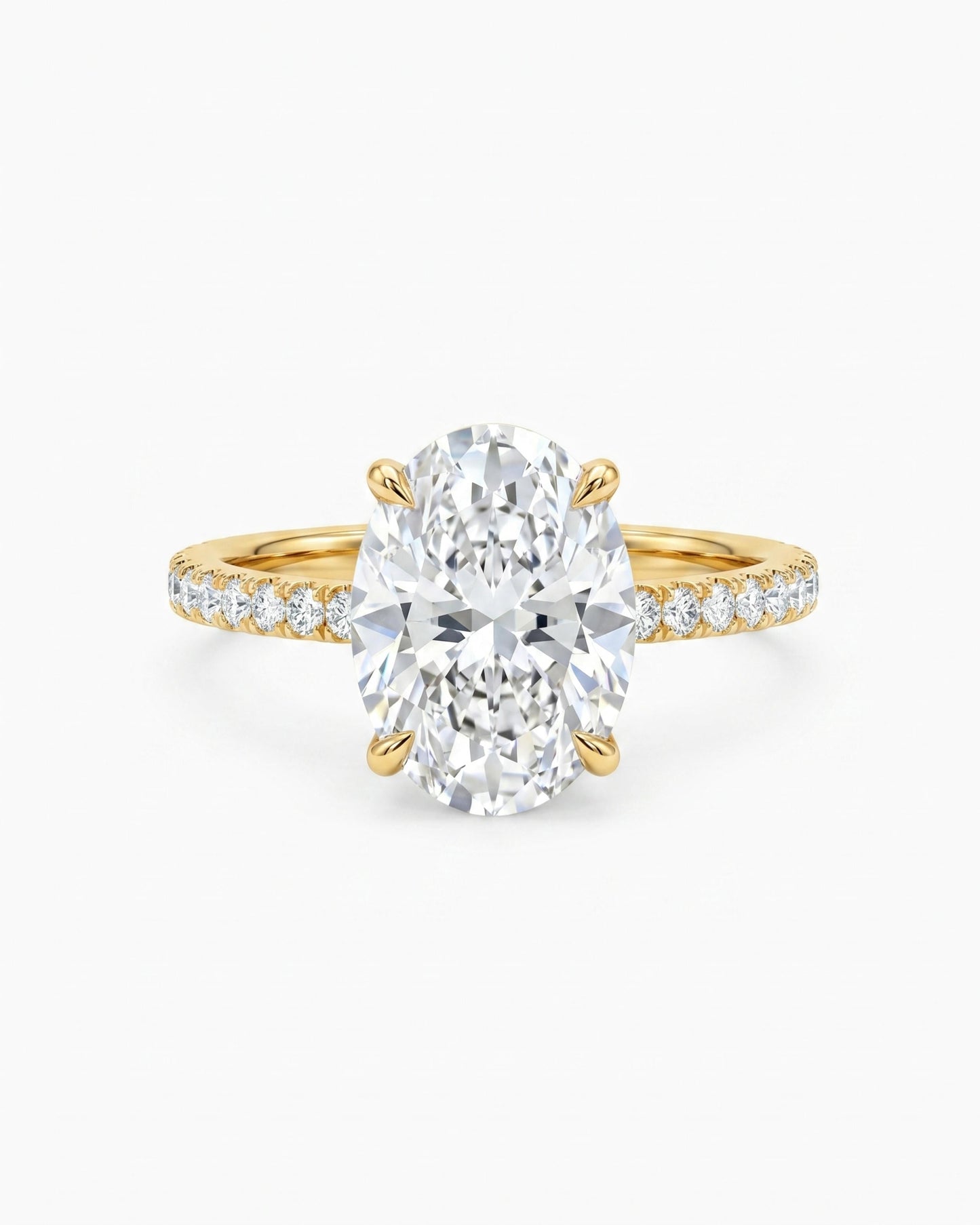 Pavé Lumina Oval Ring