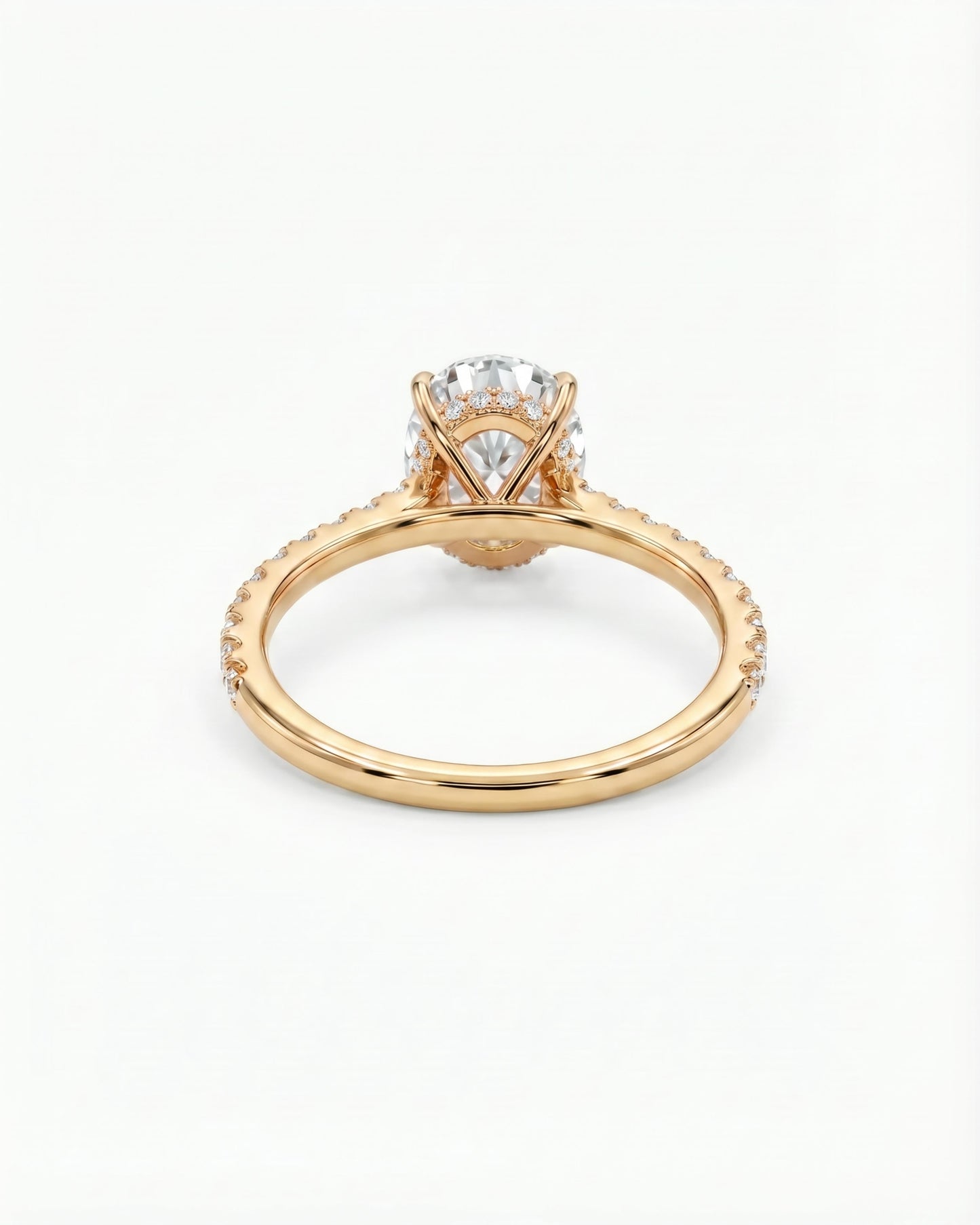 Pavé Lumina Oval Ring
