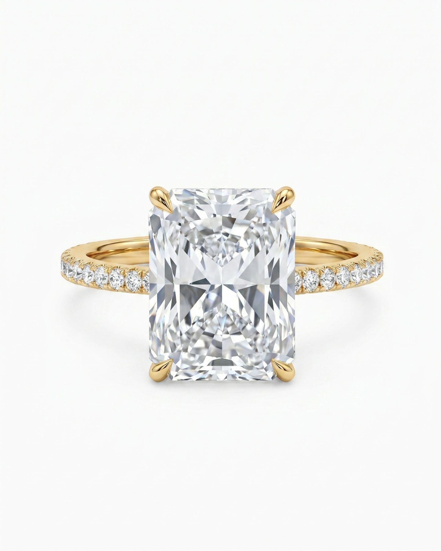 Pavé Lumina Radiant Ring