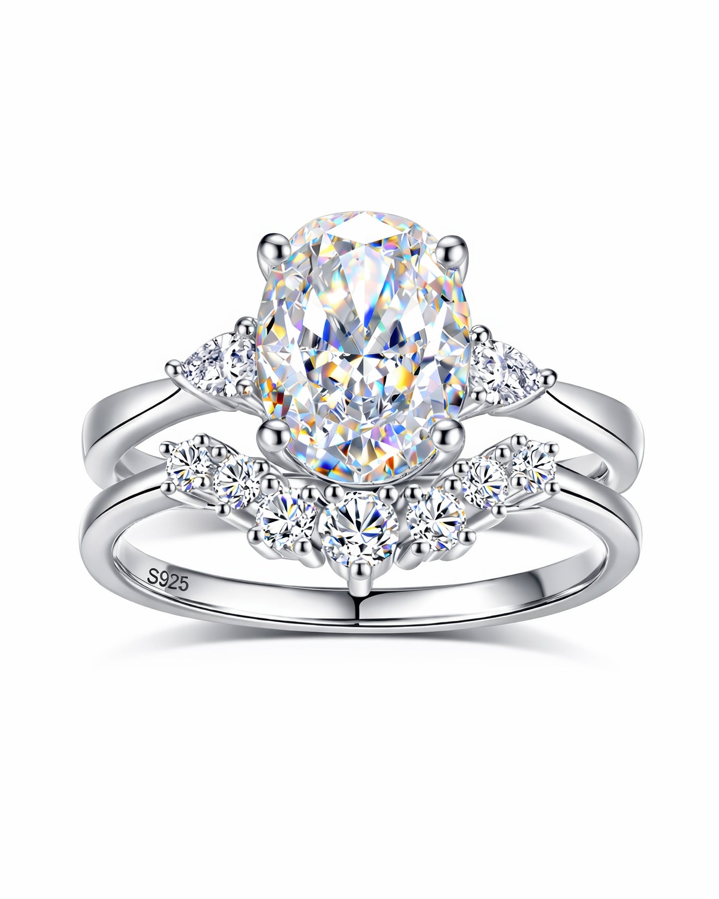 Seraphine Rise Bridal Ring Set