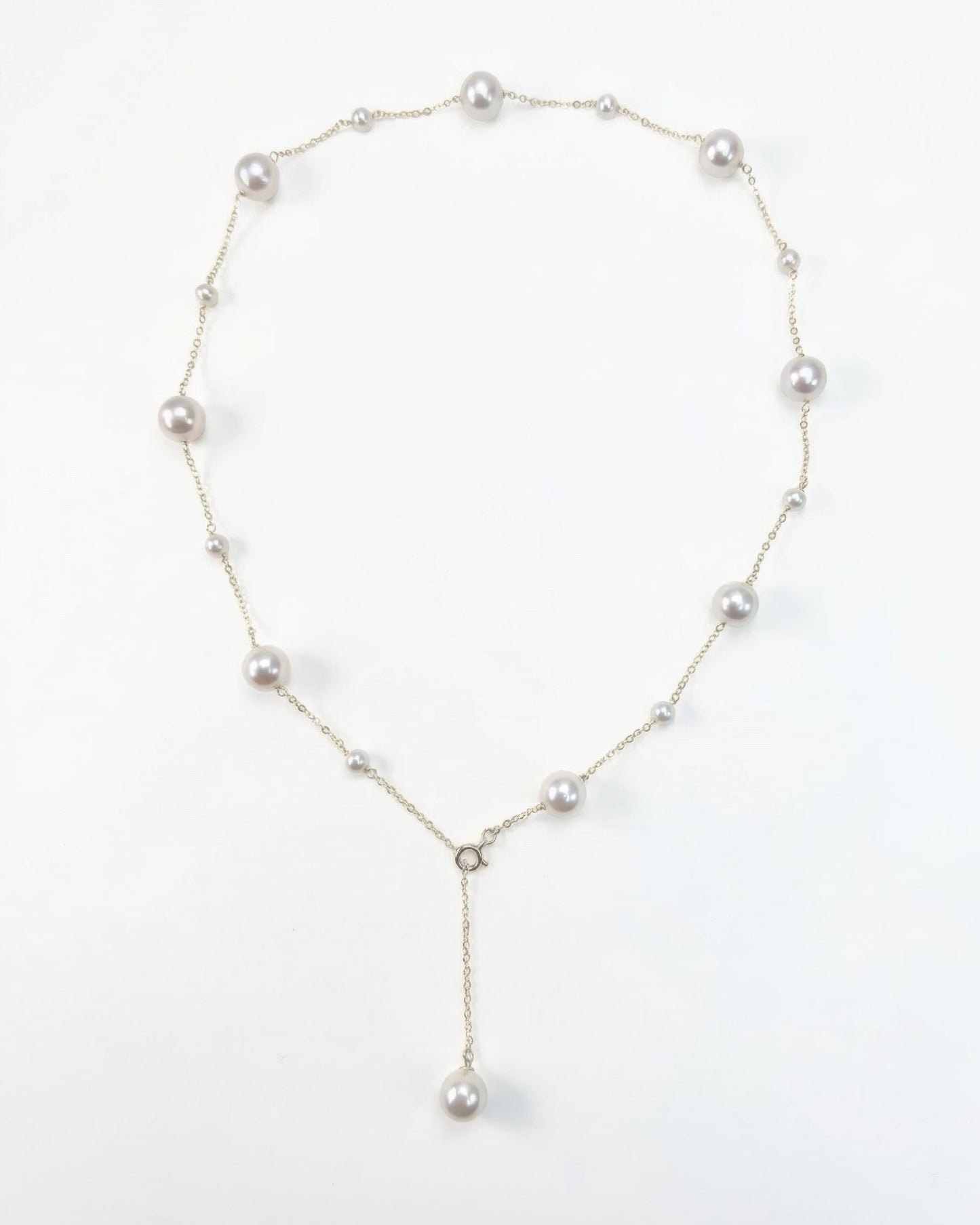 Stella Pearl Y-Shaped Necklace
