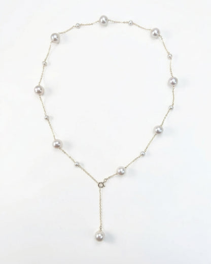 Stella Pearl Y-Shaped Necklace