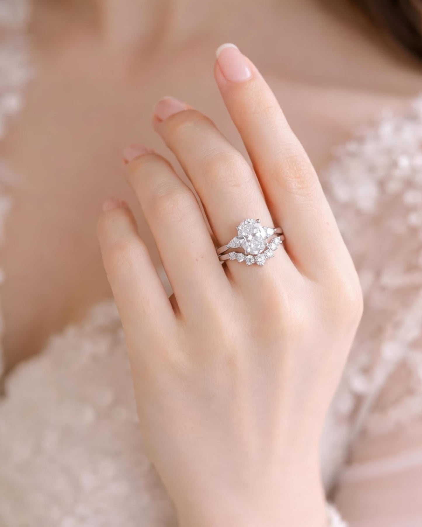 Seraphine Rise Bridal Ring Set