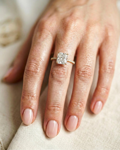 Pavé Lumina Radiant Ring