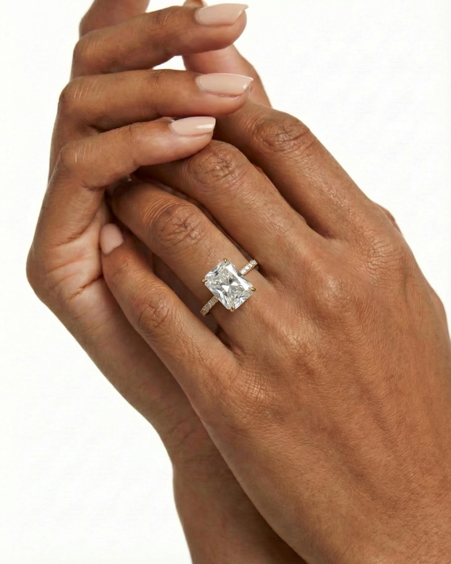 Pavé Lumina Radiant Ring