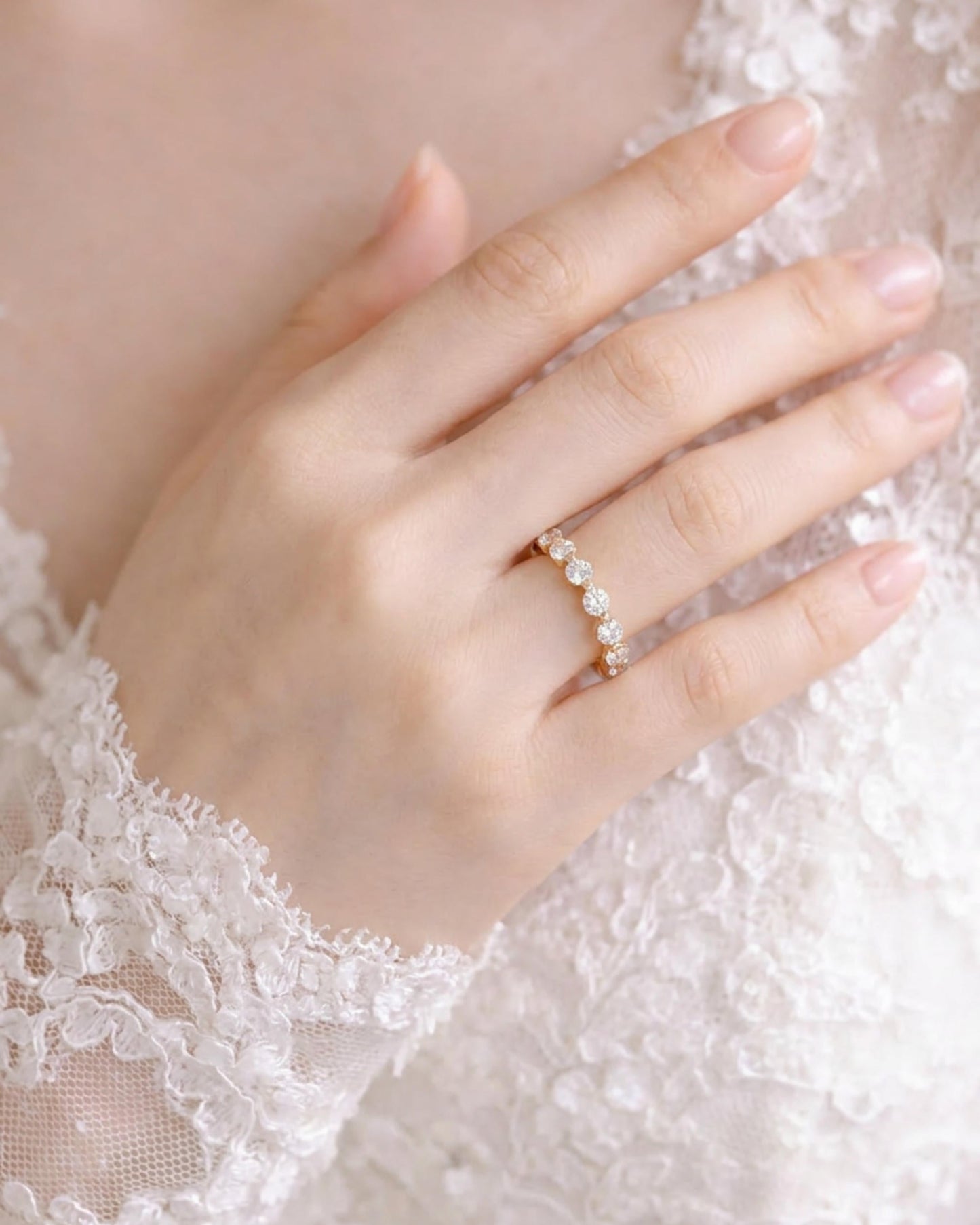 Lune Classic Partial Eternity Band Ring