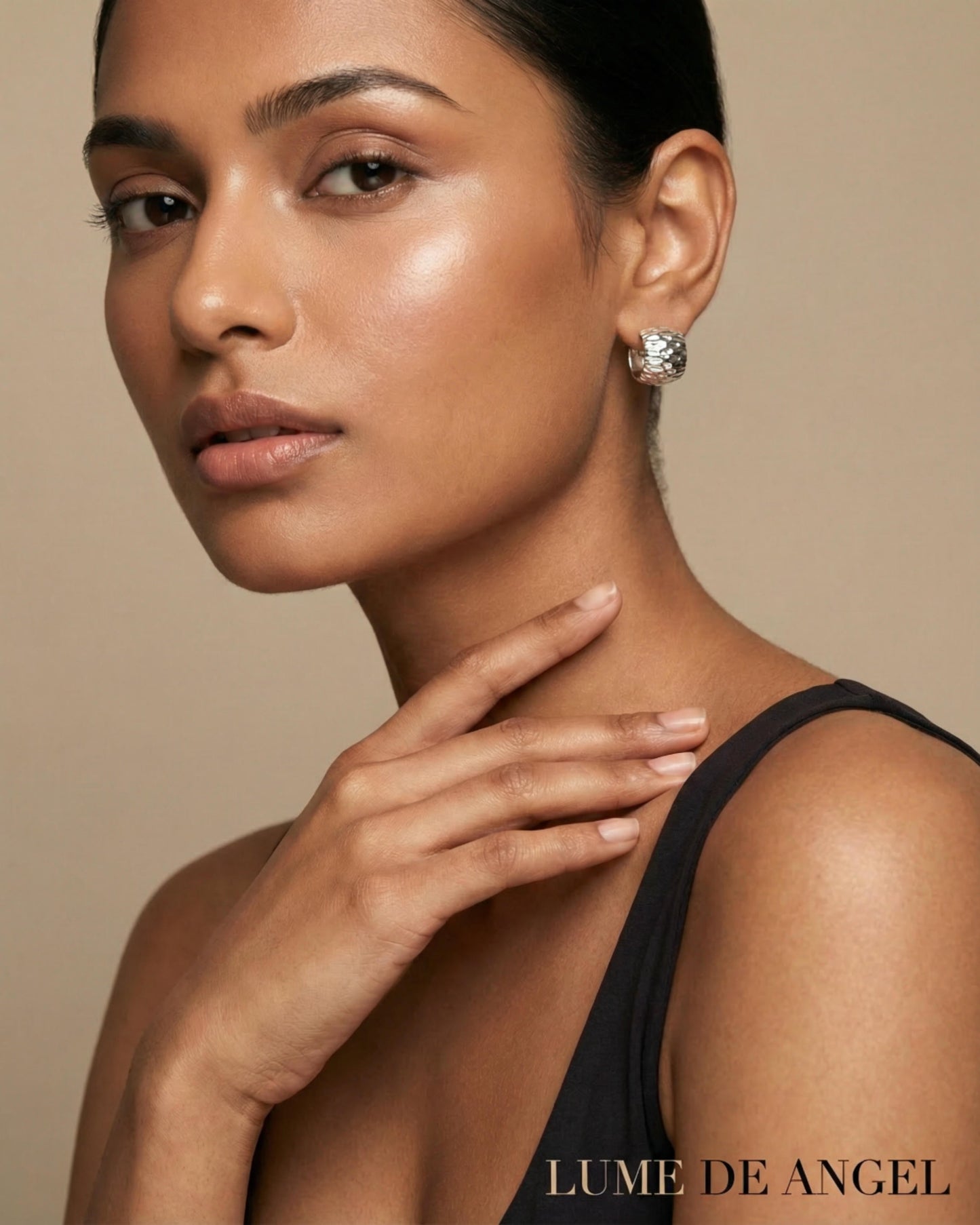 Ridge Stud Earrings