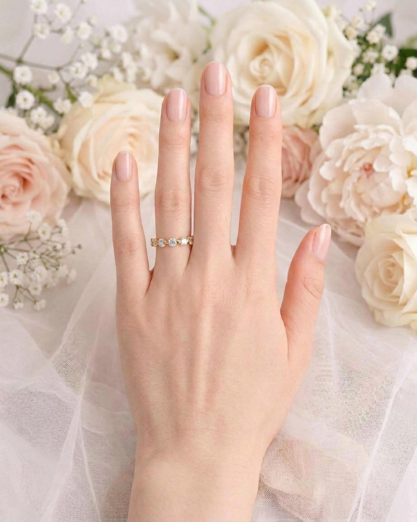 Lune Classic Partial Eternity Band Ring