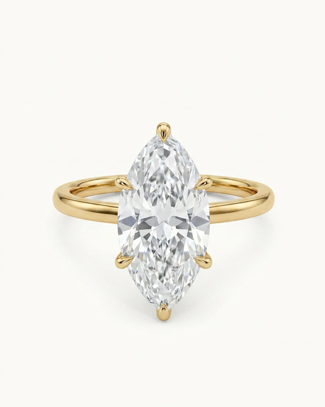 Lumina Solitaire Marquise Ring