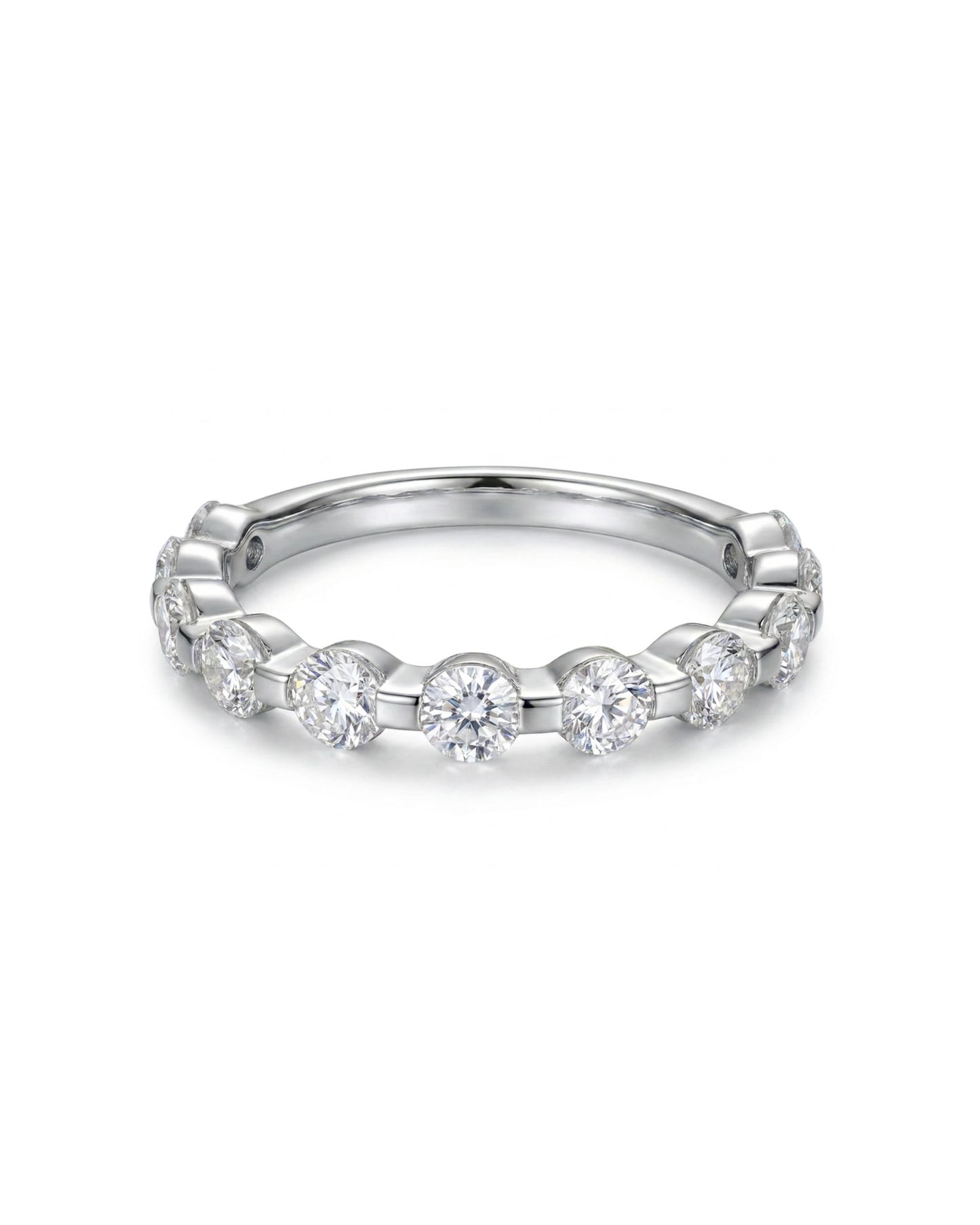Lune Classic Partial Eternity Band Ring