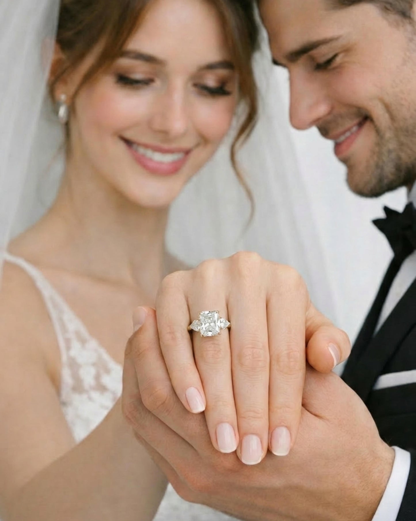 Amour Radiant Three-Stone Ring