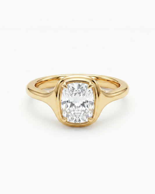 Embrace Elongated Cushion Ring