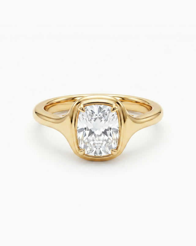 Embrace Elongated Cushion Ring