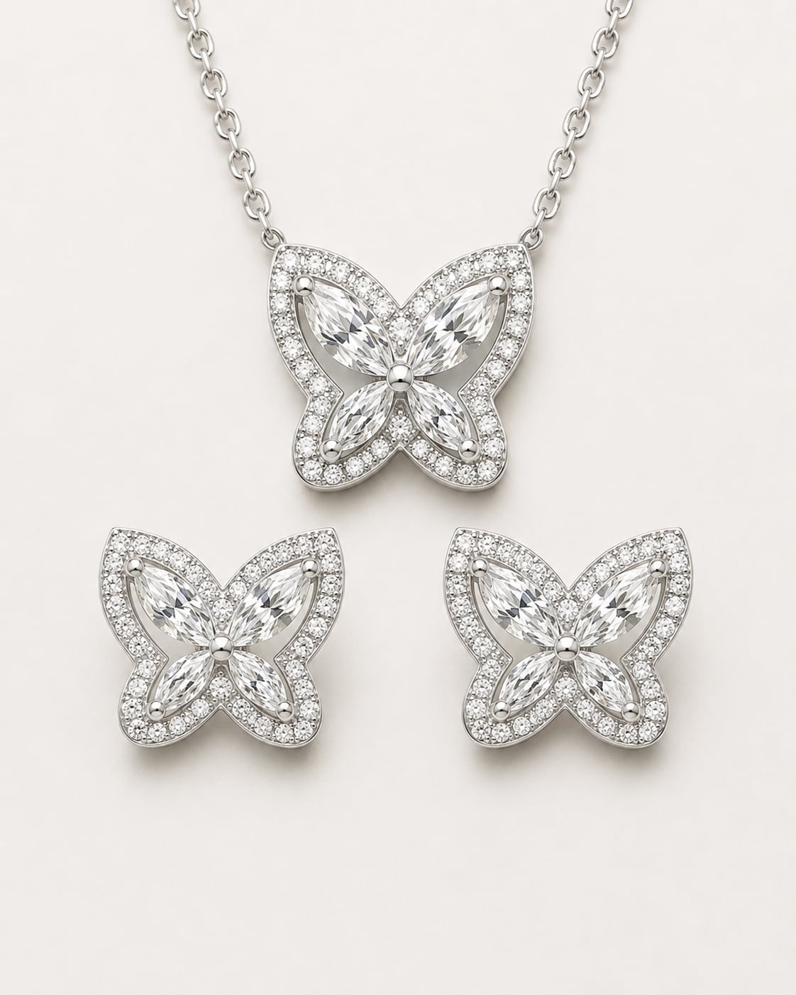 Aria Butterfly Jewelry Set