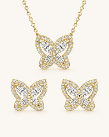 Aria Butterfly Jewelry Set