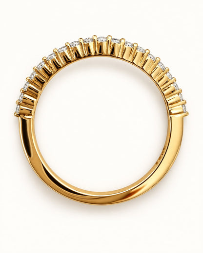 Lune Gentle Curve Band Ring