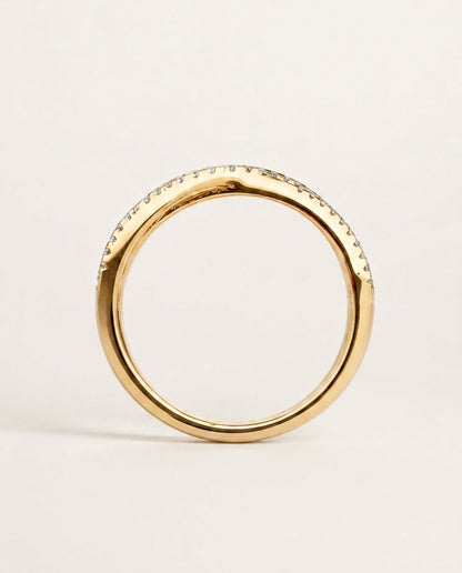 Lune Criss Cross Ring