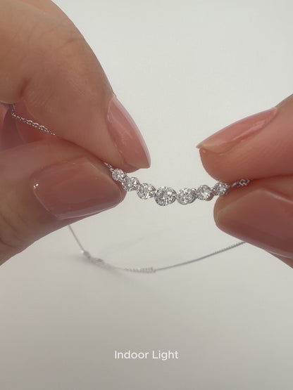 Amelie Graduated Smile Necklace